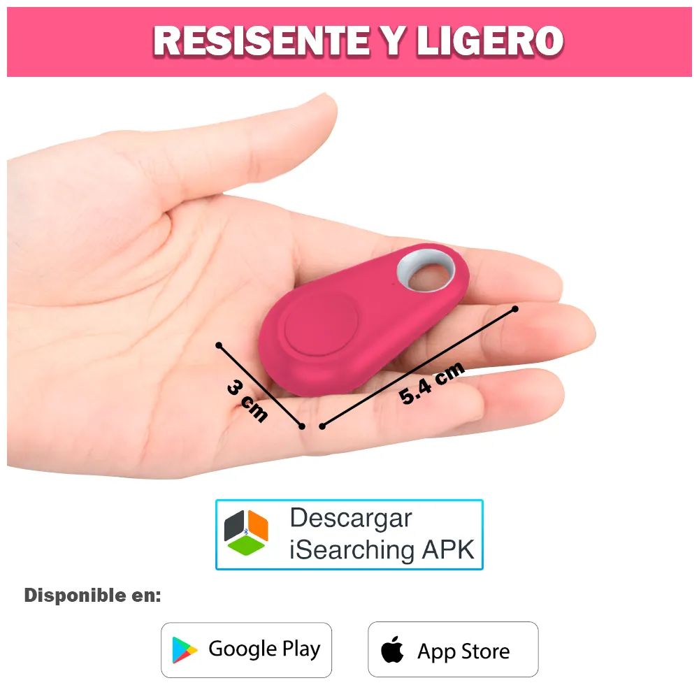 Llavero GPS Localizador Bluetooth con Alarma Antpérdida - ORIGINAL