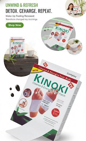 🌿 Parche Detox Kinoki – Limpieza y Energía Mientras Duermes