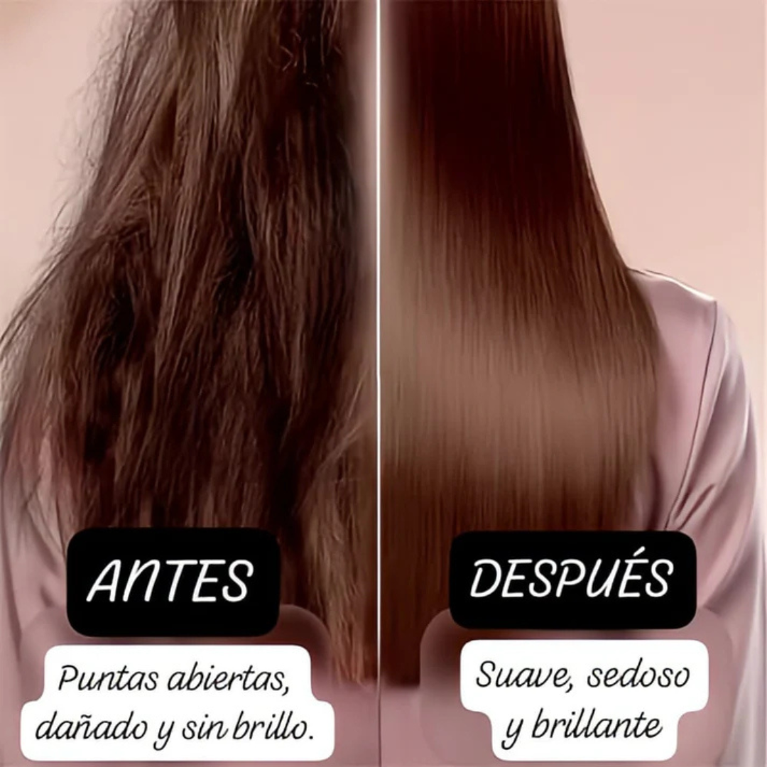 HairGlow™ Cabello suave, sedoso y manejable con una sola pasada. 💖